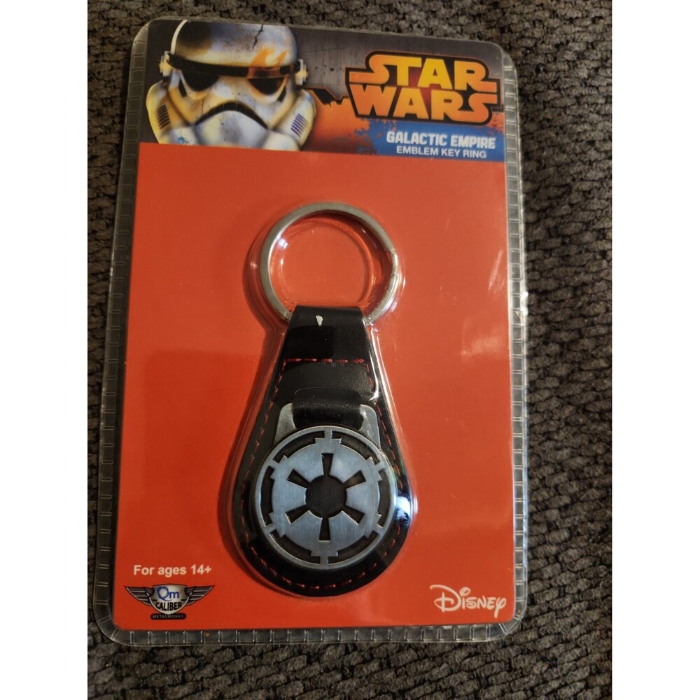 Quantum Mechanix Star Wars Rebel Alliance Keychain Galactic Empire Emblem